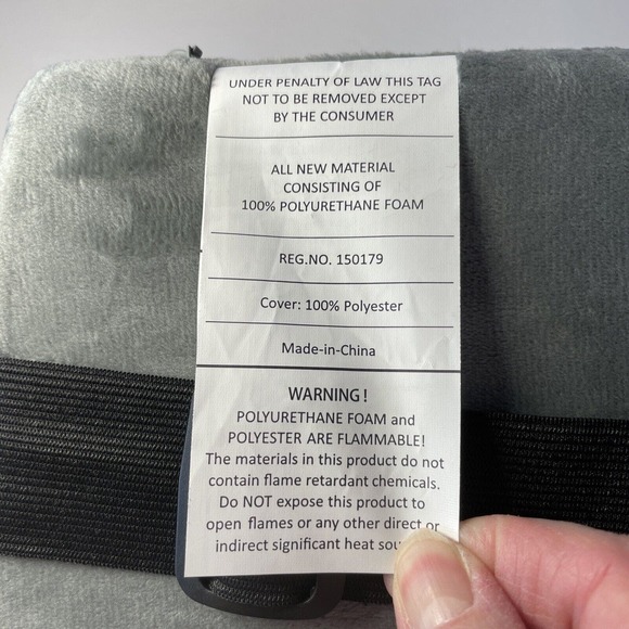 ComfiLife Lumbar Support Back Pillow Memory Foam Adjustable Office Chair Car Etc - Picture 4 of 5